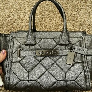 COACH Blake pebble satchel